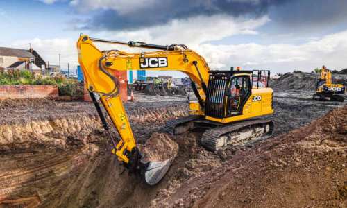 JCB 22 Ton Tracked Excavator for hire Central Scotland