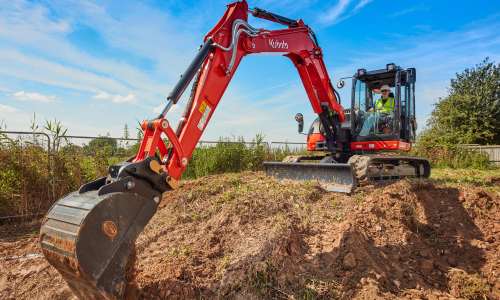 Kubota 8 Ton Tracked Excavator
